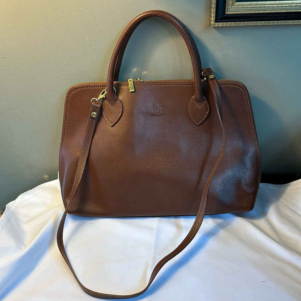 GENUINE LEATHER BORSE IN PELLE ITALIAN PURSE 👜